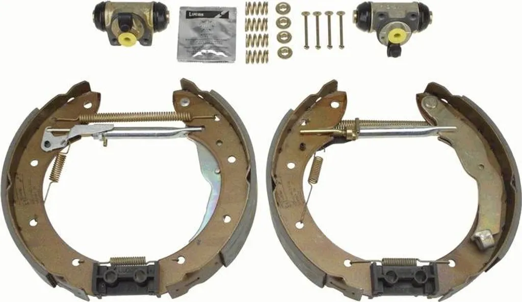 TRW GSK1025 Kit Ganasce Freno Posteriori: Ricambio Auto Di Qualità, Facile Montaggio Per Sistema Frenante Sicuro