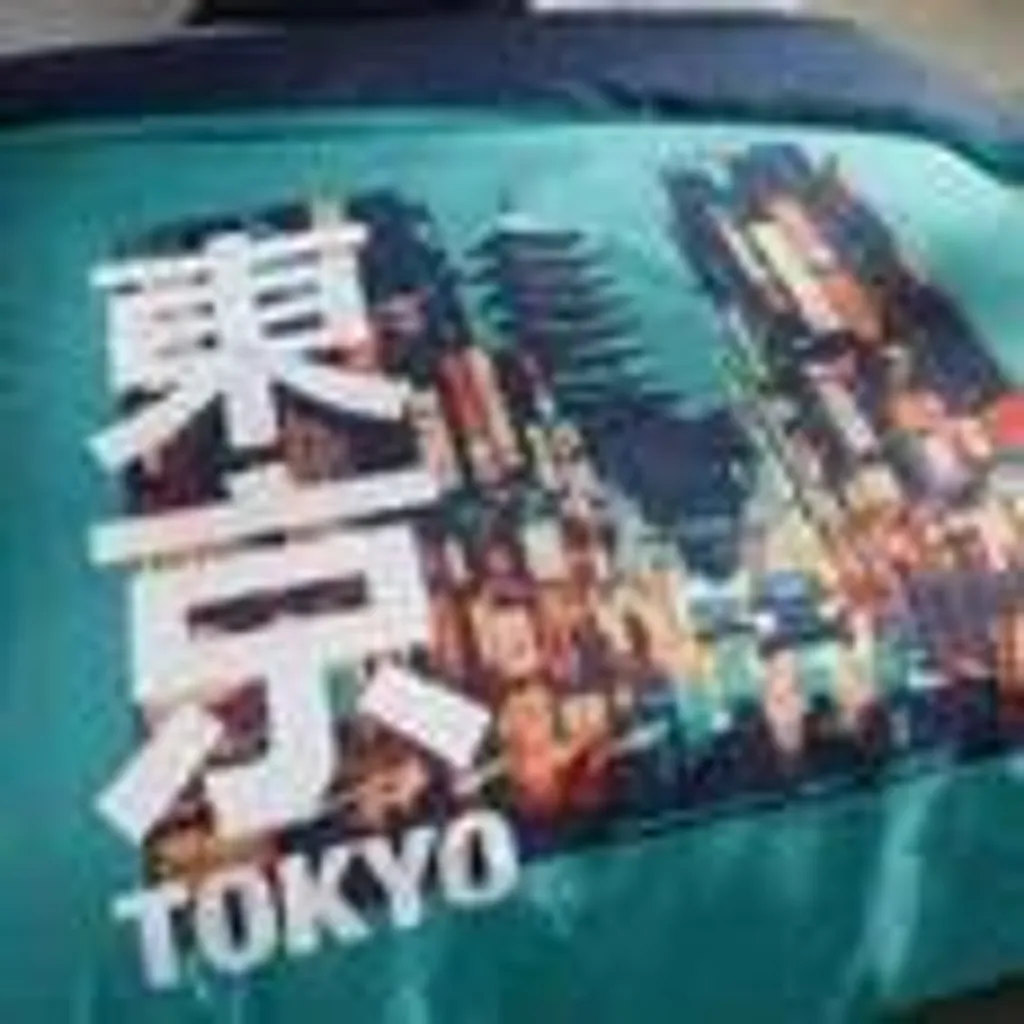 Parure de lit TODAY JAVA 240x220 cm Imprimé Tokyo en Coton Turquoise - 3