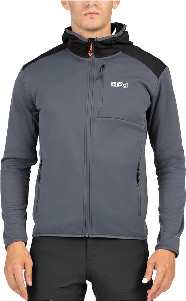 Polaire Grise +8000 Mesi XL Homme : Stop au Froid en Randonnée et Trek