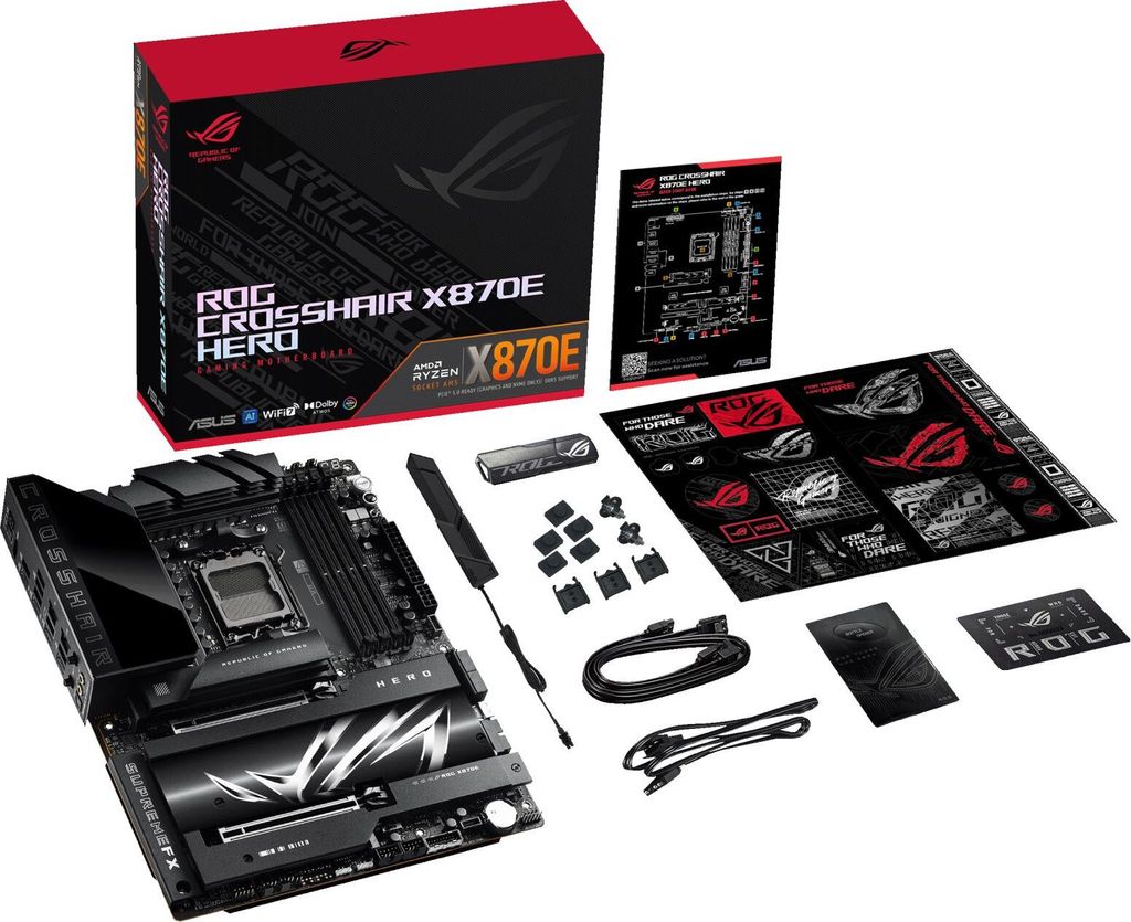 ASUS ROG CROSSHAIR X870E HERO AMD X870E Sockel AM5 ATX Produktbild 11