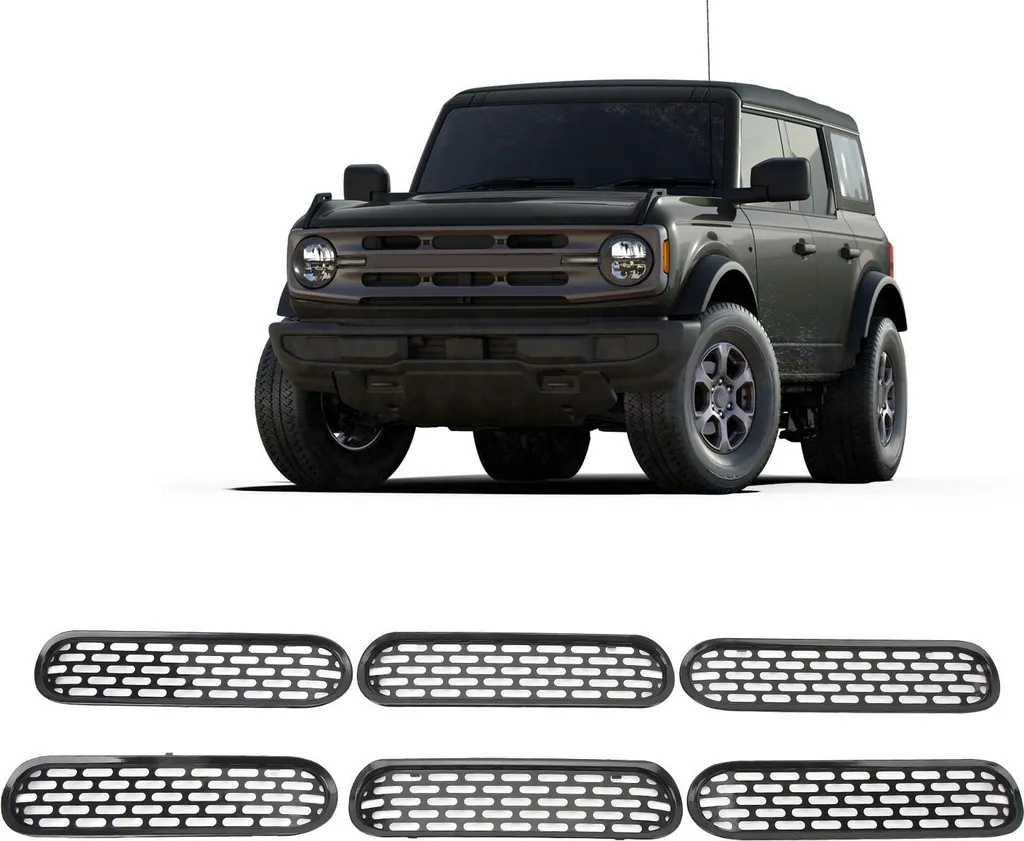 Grilles de Calandre Maillée Performance pour Bronco 2021-2023 Pack 6 - 3
