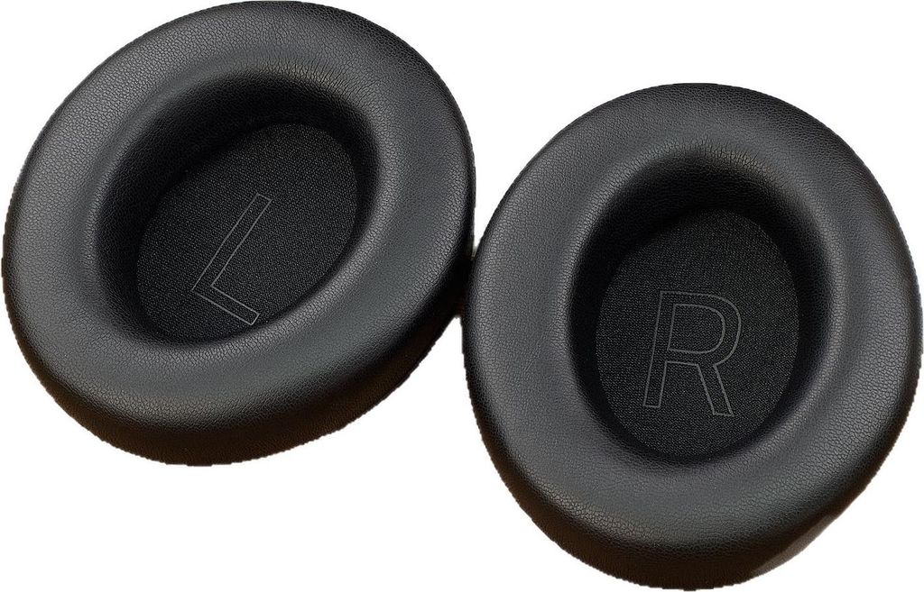 INF 2 Stk. Schwarze Proteinleder Ohrpolster für Razer Kraken V4 Serie