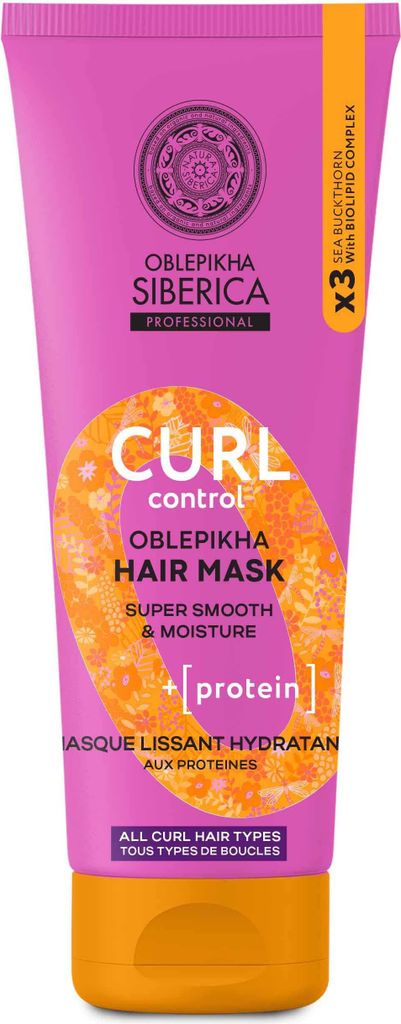 Natura Siberica OBLEPIKHA O. Curl Control Hair Mask, 200 ml