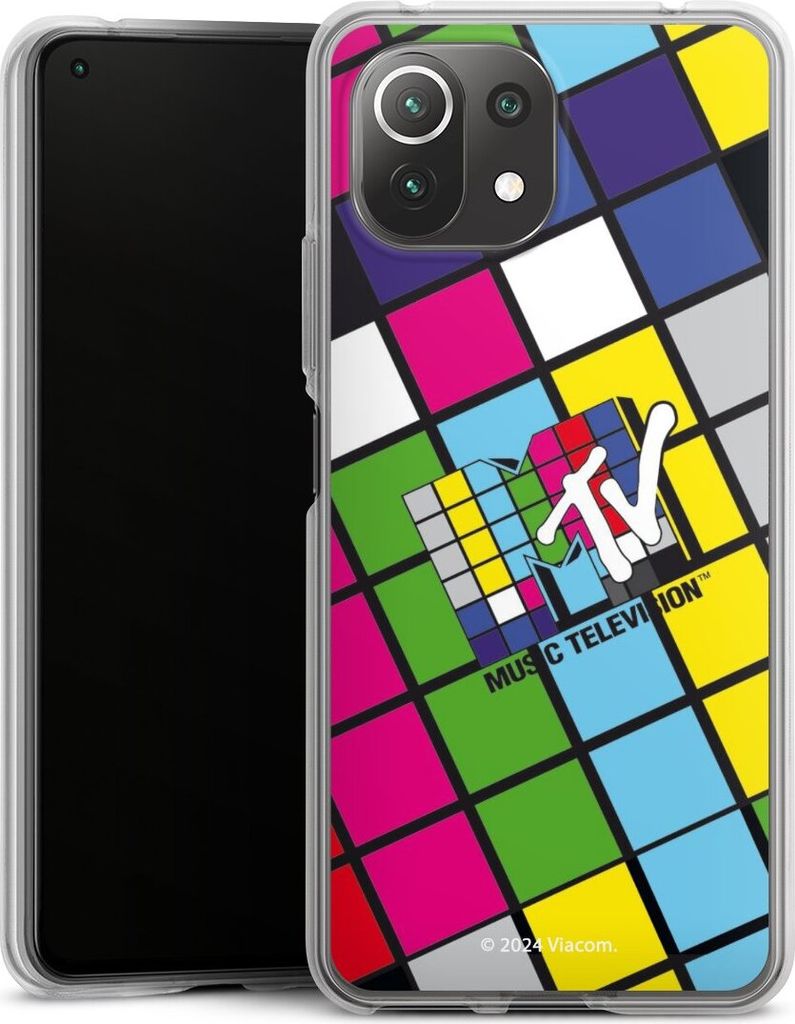 DeinDesign Handyhülle für Xiaomi Mi 11 Lite 5G Silikon Hülle Case Smartphone Schutzhülle Fanartikel Offizielles Lizenzprodukt MTV Music Televison