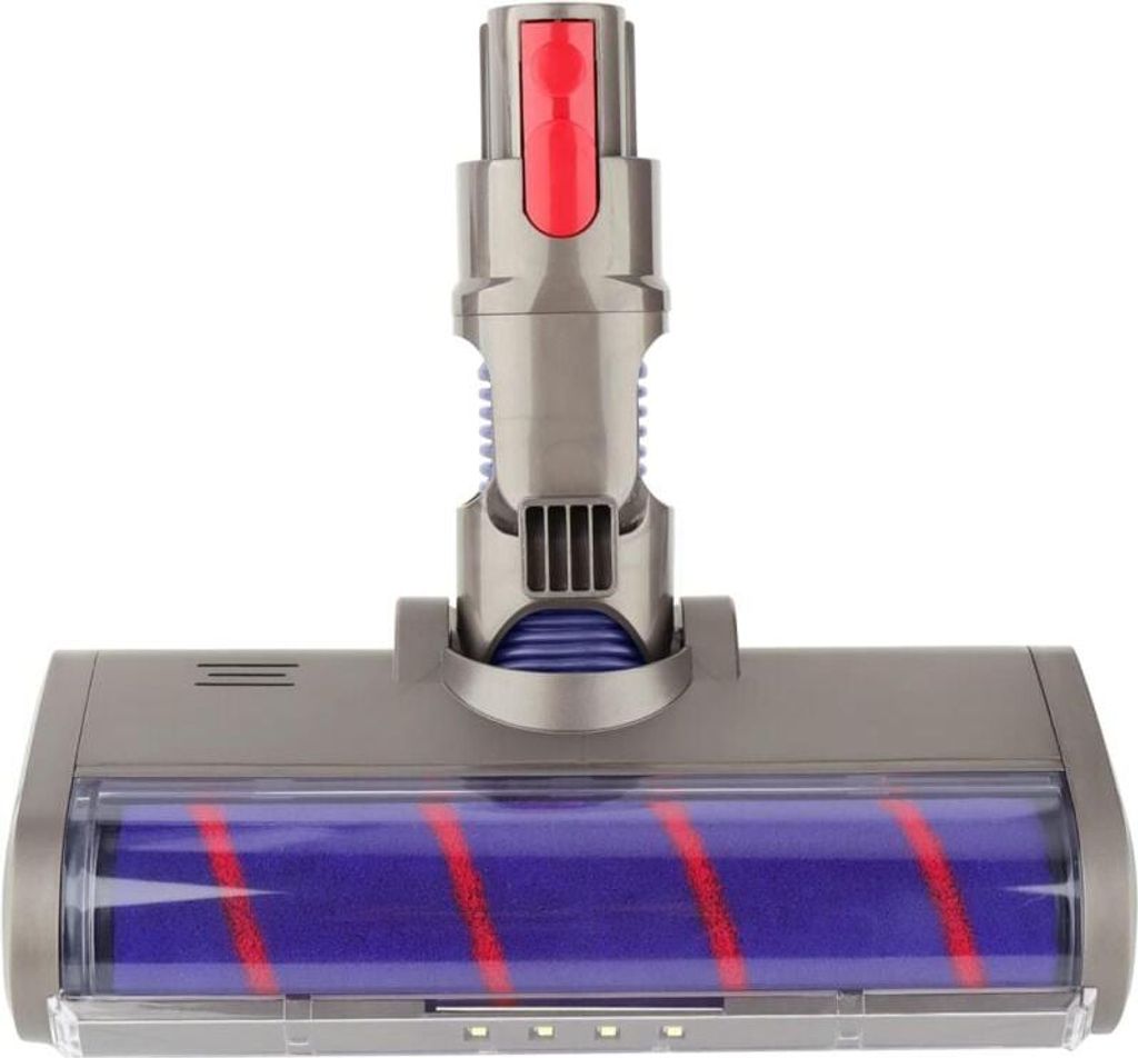 Kompatible elektrische Bürste für Dyson V7, V8, V10 und V11: Direktantrieb-Turbobürste mit LED-Beleuchtung für Hartböden und Parkett