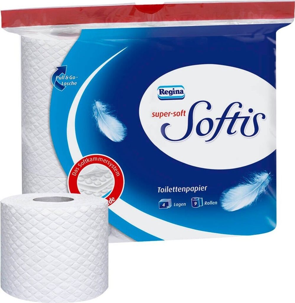 Softis 26130 Toilettenpapier 4-lagig 9 Rollen Obrázok produktu 