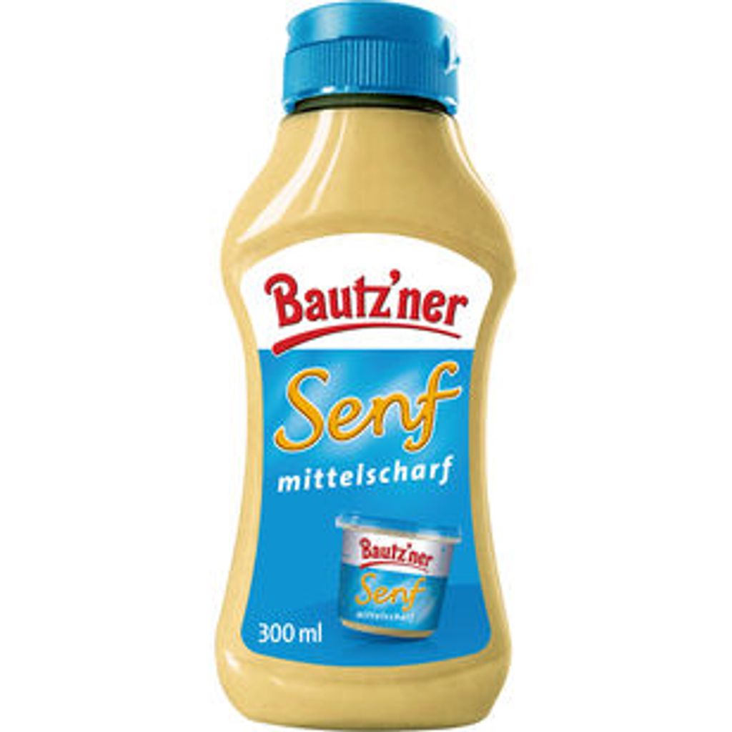Bautzner Senf mittelscharf - 300ml Produktbild 