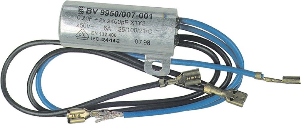 easyPART passend für 10002830 EUROPART Entstörschutz Kondensator Störschutzfilter 0,2μF Staubsauger BV 9950/7