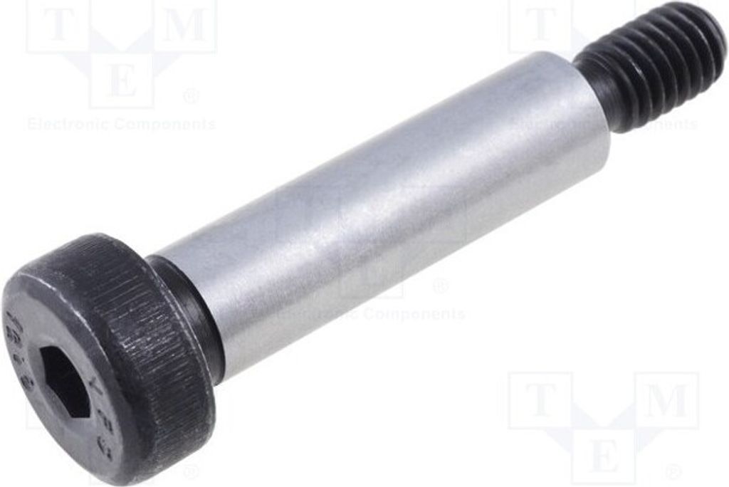 1x Passschraube 1 Sechskant L. Gewinde: 11mm M6 HEX 4mm ISO 7379-8-M6-30 Passsch