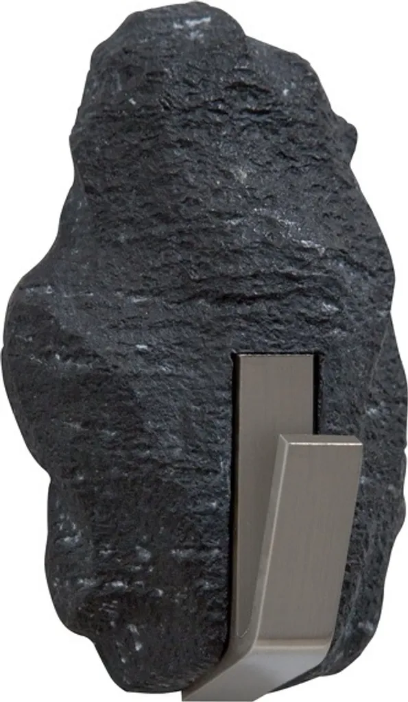 Spirella Set 2 Ganci Stone Antracite - Gancio Adesivo Resistente Bagno