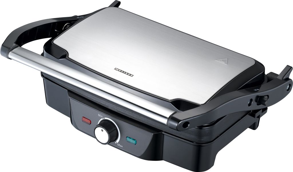 Melissa 16240108 - Panini-Maschine 1600W, Edelstahl/Schwarz Produktbild 