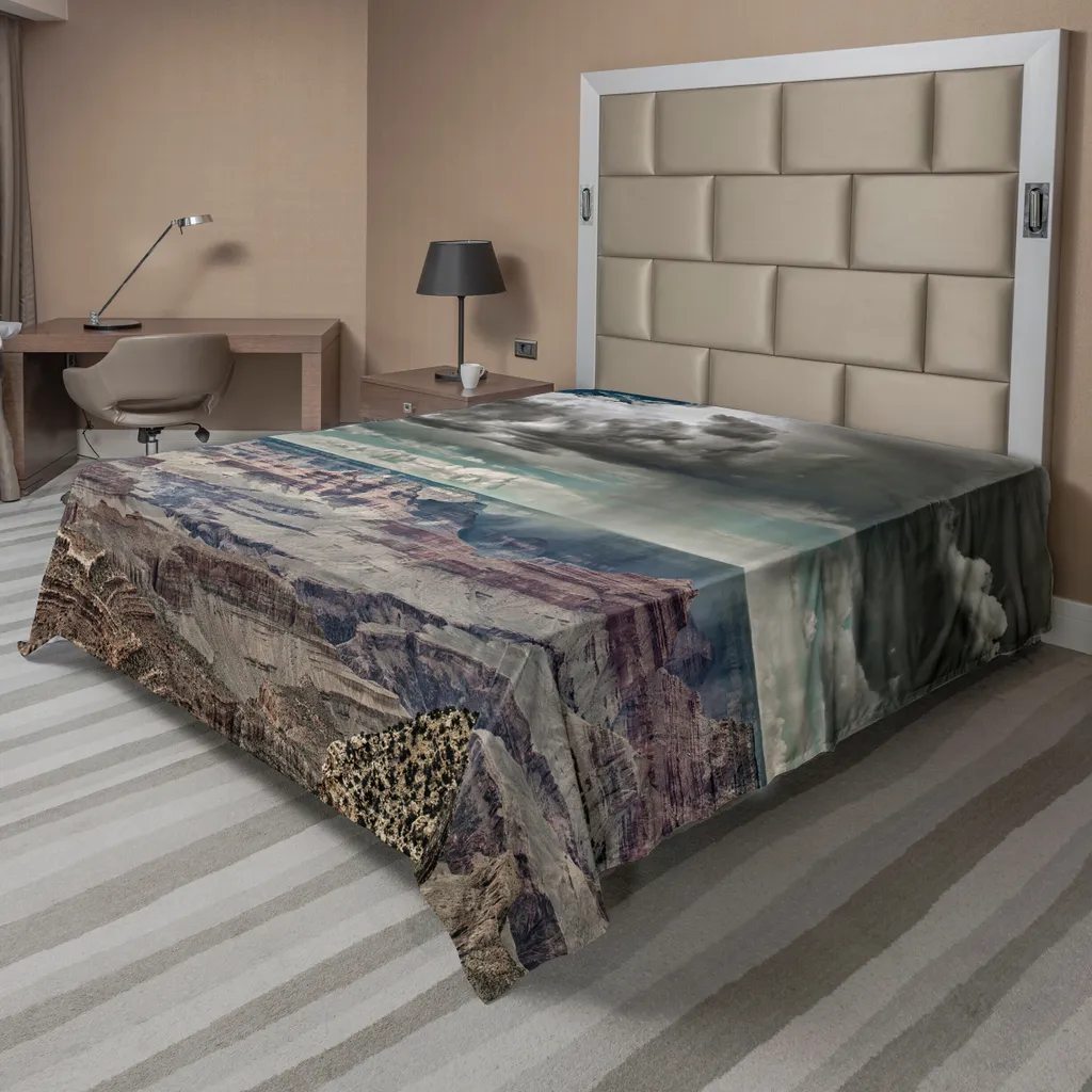 Drap de lit panoramique Grand Canyon pour une décoration de chambre zen