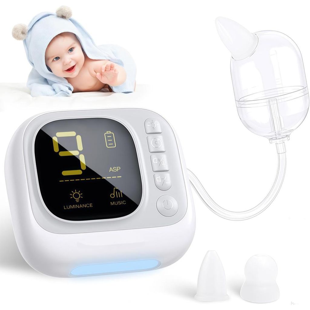 Nasensauger Baby Elektrisch, mit 9 Saugstufen und 3 Produktbild 