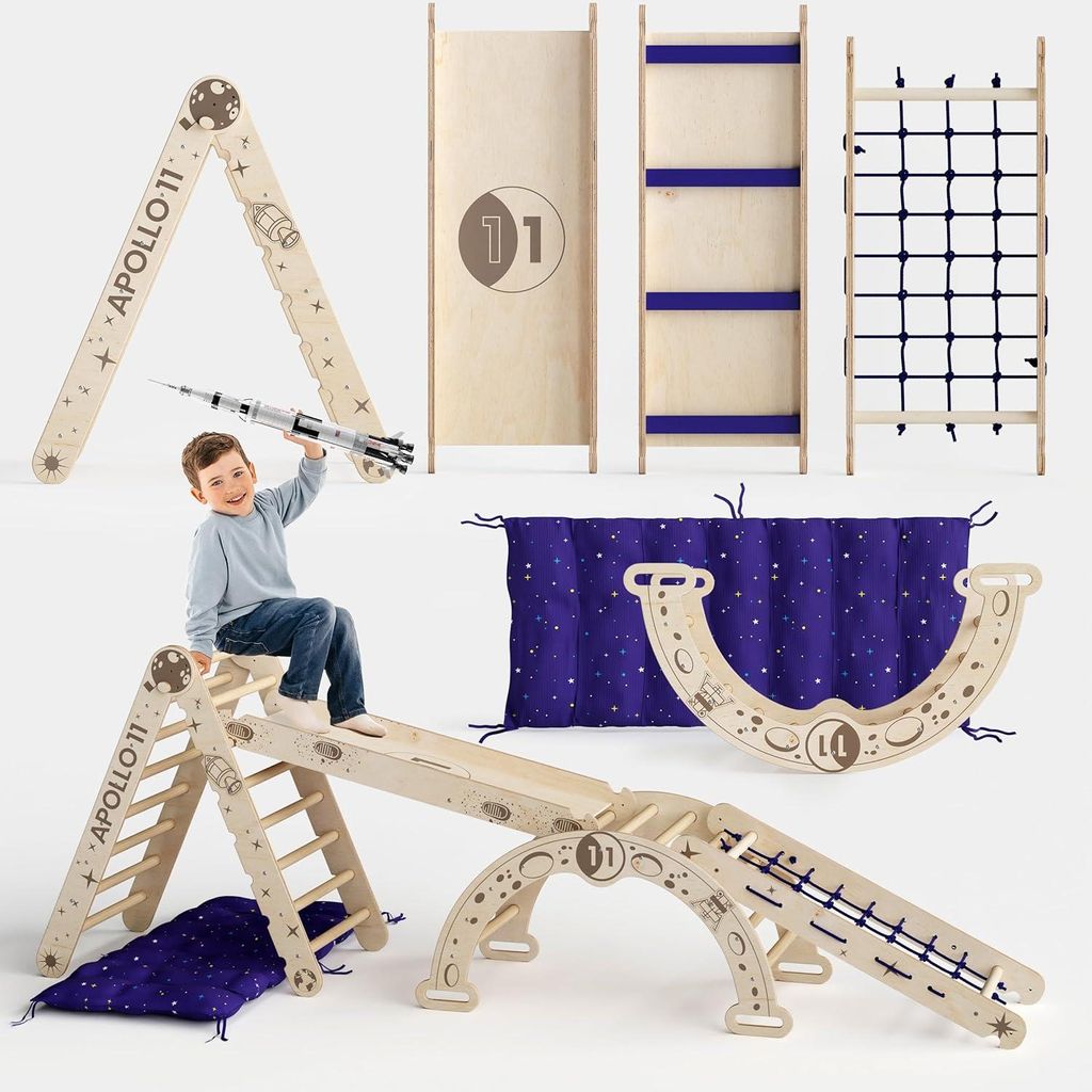 Apollo 5-in-1 Weltraum Kletterset: Montessori Produktbild 