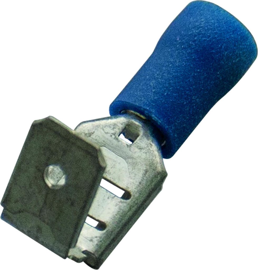 Haupa Flachsteckhülse m. Abzweig PVC,6,3 x 0,8mm, 4 - 6mm2, 100 Stk.