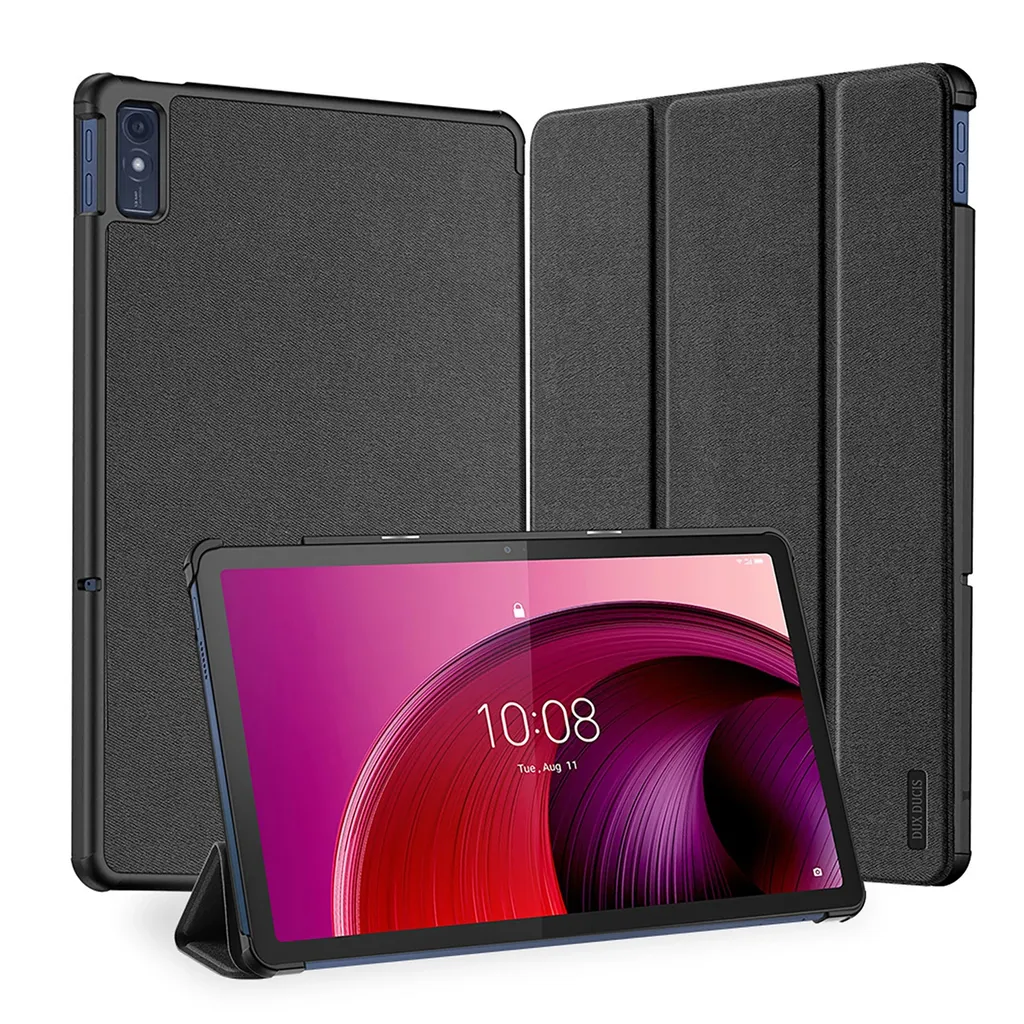 Custodia Lenovo Tab M10 10.6 Dux Ducis Domo Nera - Funzione Stand