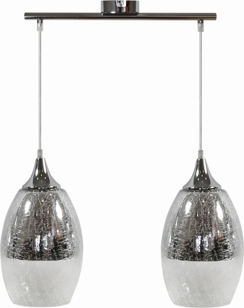 Suspension Design Chrome CELIA pour Salon et Salle à Manger Moderne