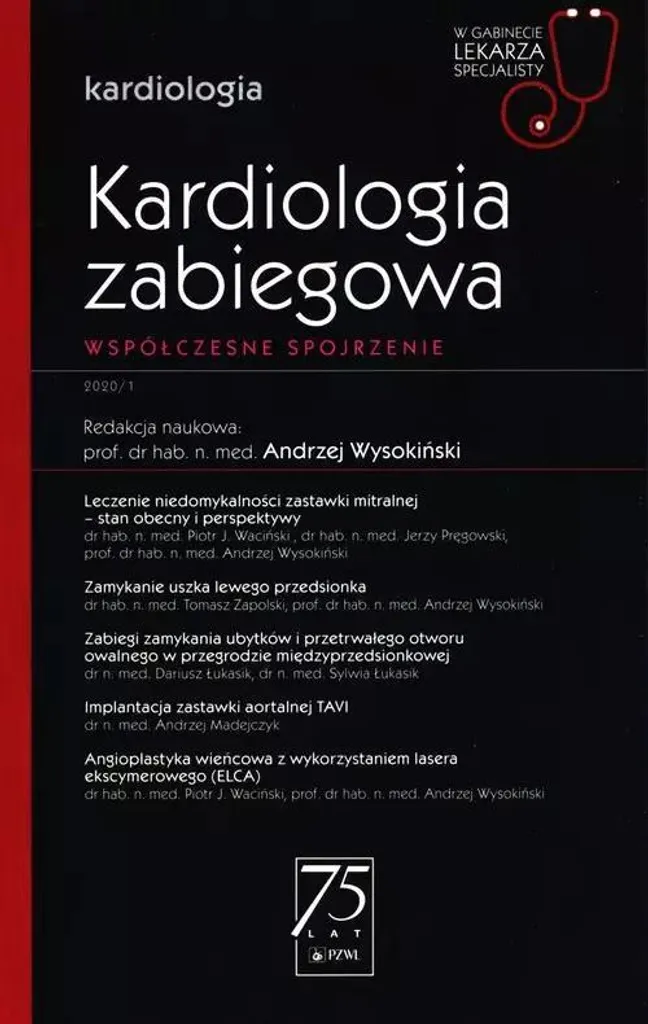 Livre de cardiologie interventionnelle en polonais pour médecins pro