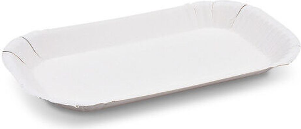 100x BIONATURE Pappschalen aus Frischfaser oval 23 x 15 x 2 cm fettdicht