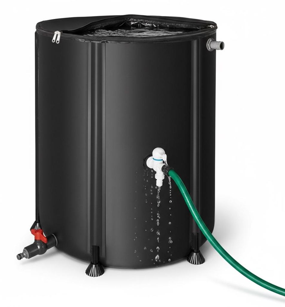 Mucola 250L Klappbare Regentonne Regenfass Regenwassertank Produktbild 
