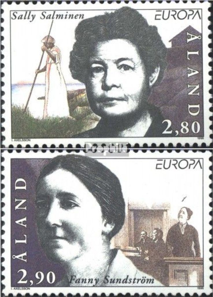 Briefmarken Finnland - Aland 1996 Mi 113-114 (kompl.Ausg.) postfrisch Frauen