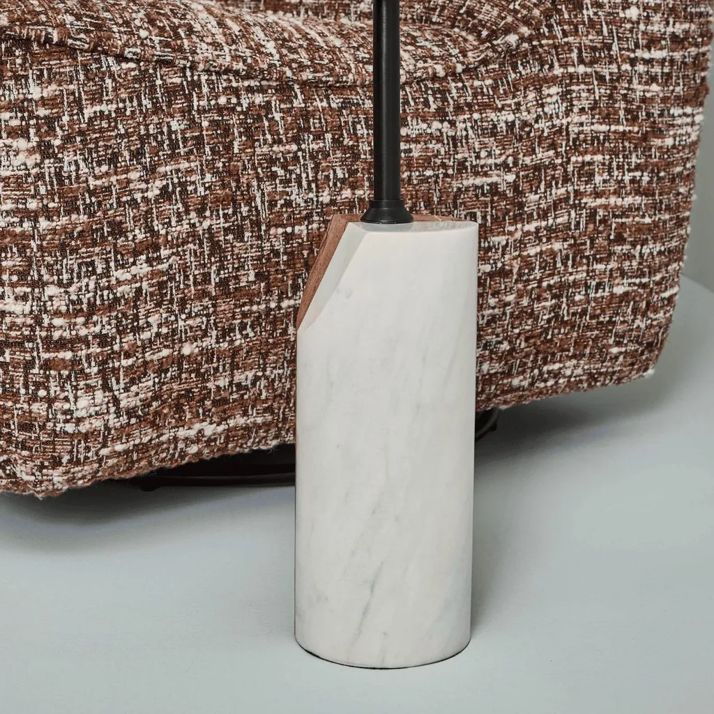 Sellette ERNEST avec Socle Marbre Véritable D23 cm - Qualité Premium - 5
