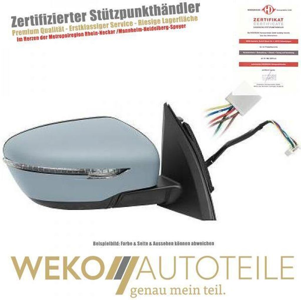 Außenspiegel rechts DIEDERICHS 6046824 passend für NISSAN