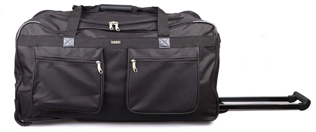 Petit sac de sport HERO MORVAN L 36 cm pour homme et femme en nylon noir