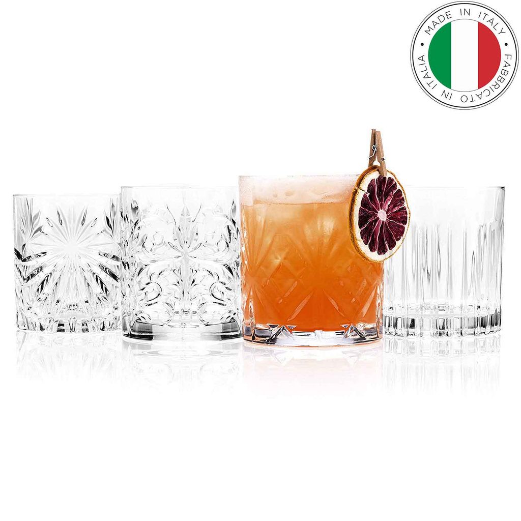 RCR Cristalleria Italiana Spa Mixology-Gläser, Glas, transparent, 4 Stück