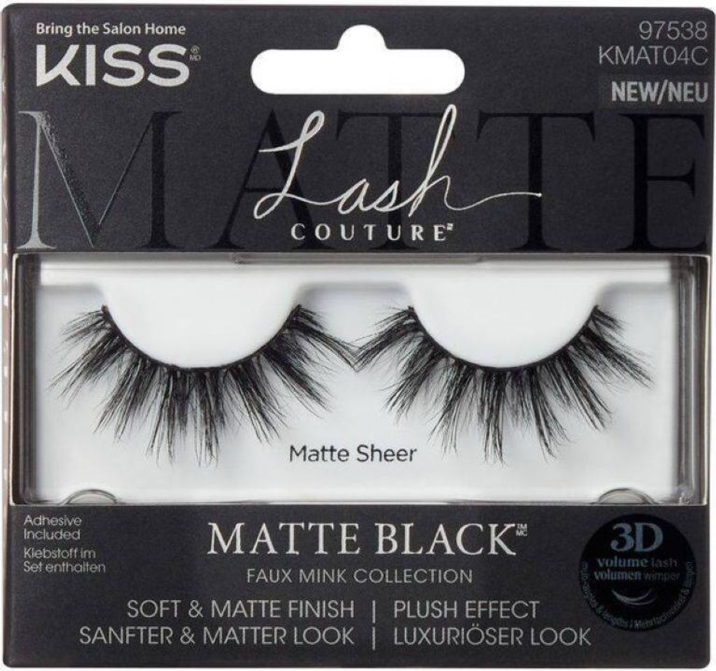 Kiss | Strip Eyelashes, Matte Sheer, ciglia fortemente Immagine del prodotto 