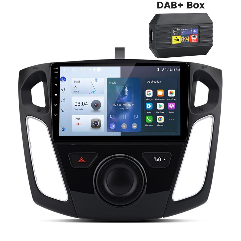 carplay 2+64G Android13 autoradios für Ford focus mk3 iii 2011-2019 mit Navi BT DAB USB SWC Android auto RDS DSP 4Kern