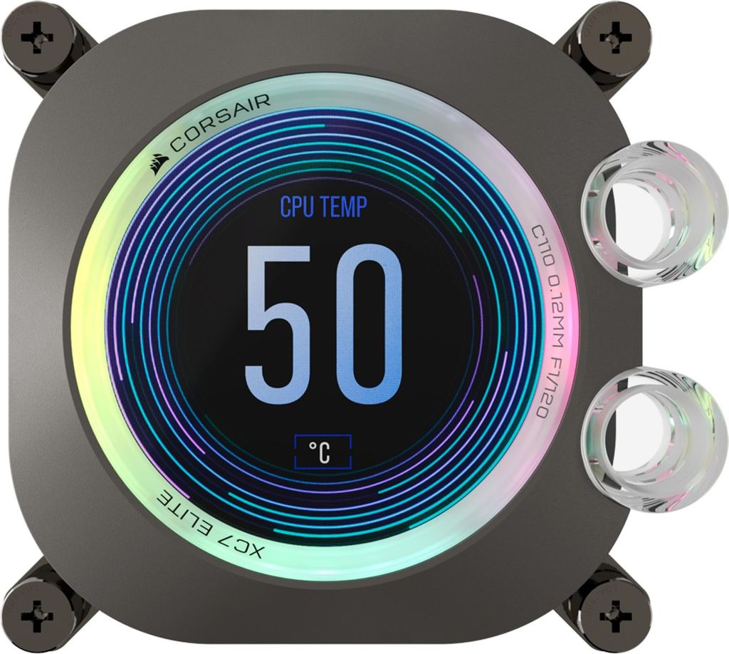 CORSAIR Hydro X Series XC7 RGB Elite LCD CPU Wasserblock Produktbild 
