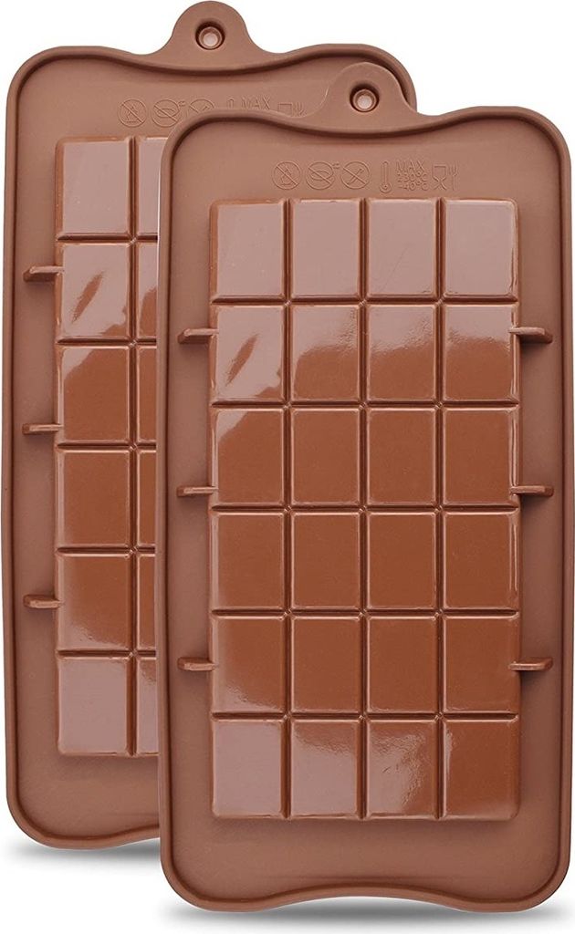 GKA 2 Stück Silikon Schokoladenform für Schokoladentafel Produktbild 1