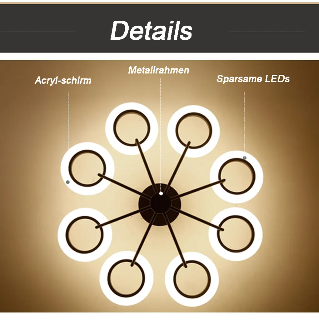 Plafonnier LED dimmable anti-éblouissement pour un éclairage doux A+