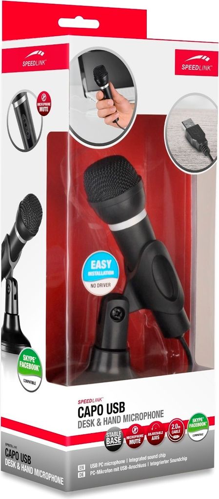 Mikrofon biurkowy i ręczny CAPO USB Zdjęcie produktu 4