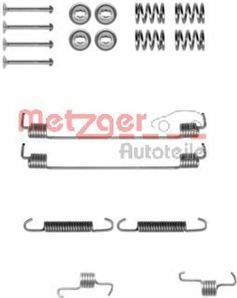 METZGER Zubehörsatz Bremsbacken Zubehörsatz Bremsbacken 105-0819 Hinten passend für MERCEDES-BENZ Citan II Kastenwagen (420)