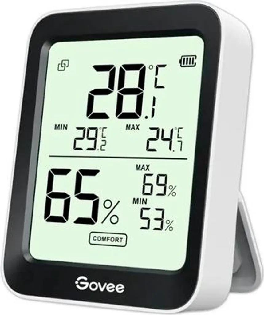Thermomètre Digital Bluetooth Govee avec Alertes App et Stockage Cloud