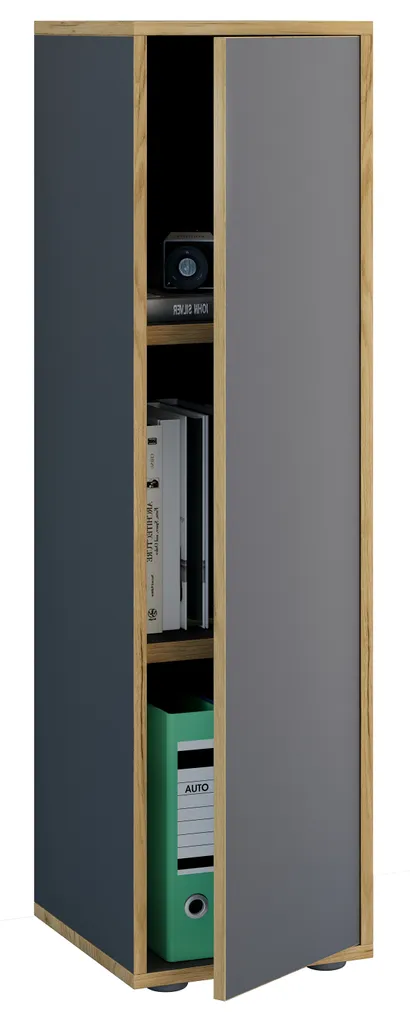 Armadietto Salia Antracite 110x30x33 cm | Prezzo Armadio Ufficio