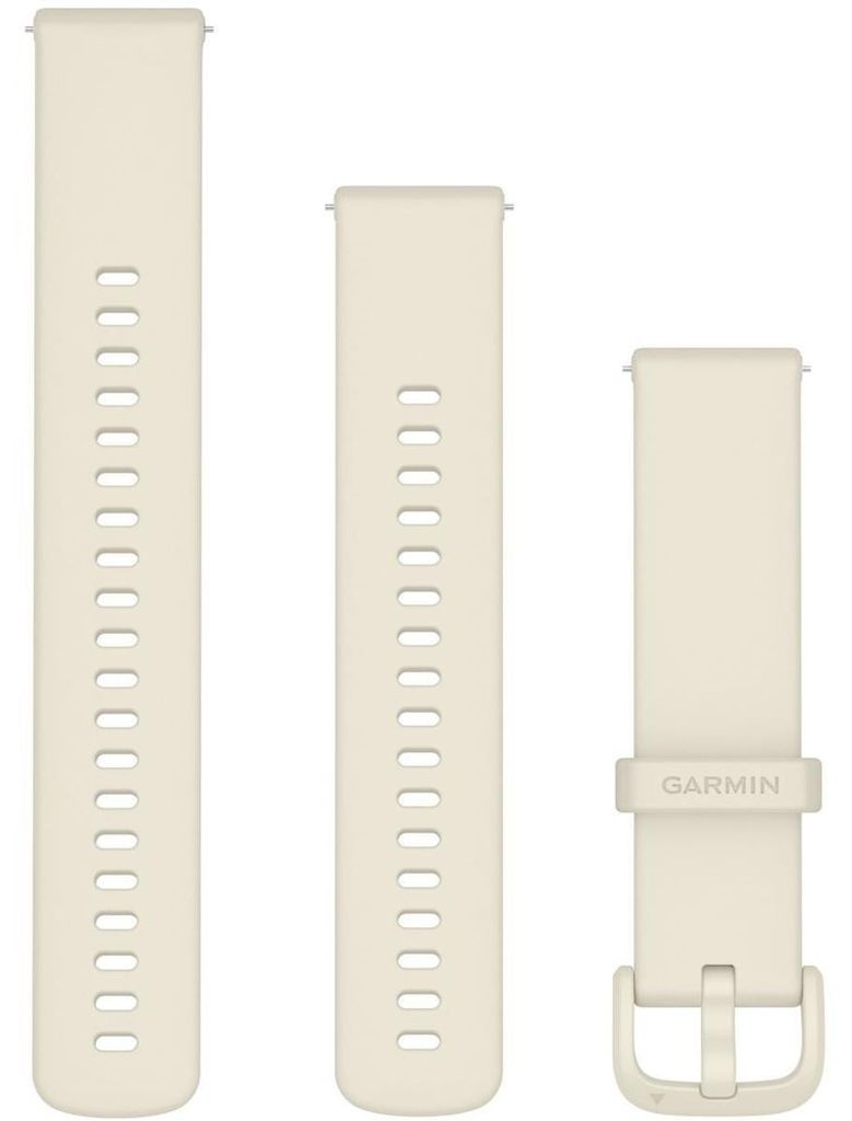 Garmin Schnellwechsel-Armband 20 mm Silikon, Bone Produktbild 
