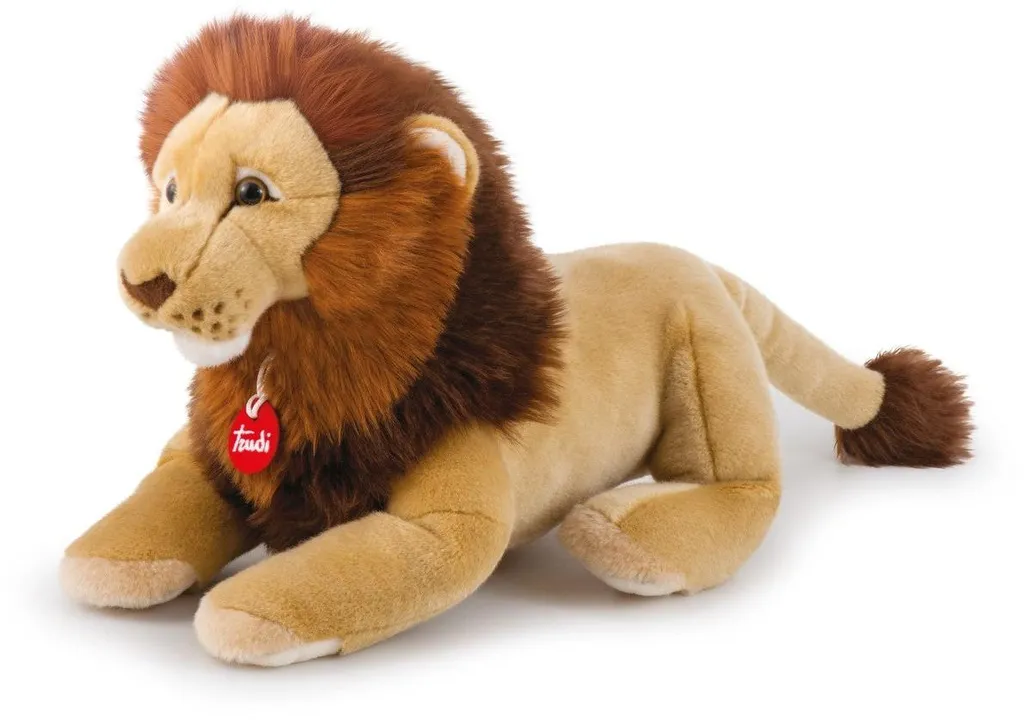 Peluche lion anti-allergique Trudi Narciso M, doudou sécurisé sans danger