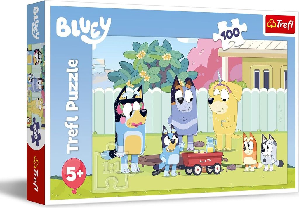 Trefl puzzle 100 pièces Funny world Bluey 16471 Image du produit 