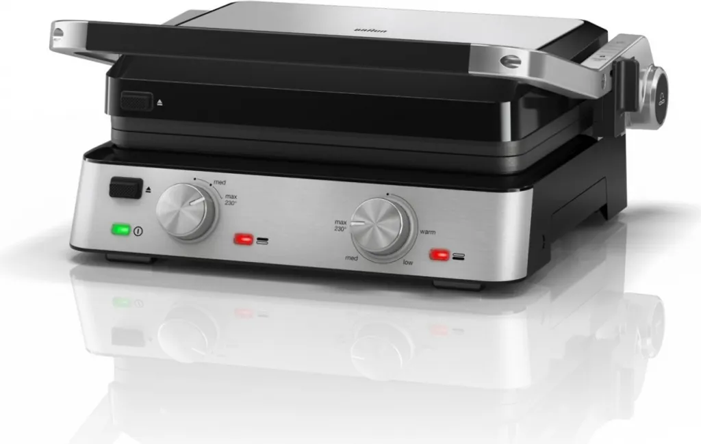 Grill de Table Braun CG7020 Idéal pour Barbecue Intérieur et Réceptions - 18