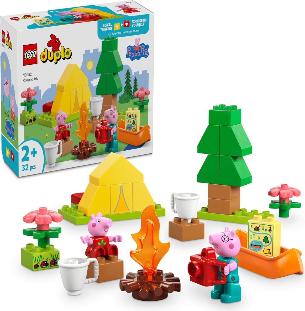 LEGO DUPLO Peppa Wutz Campingausflug - Lernspielzeug für Produktbild 