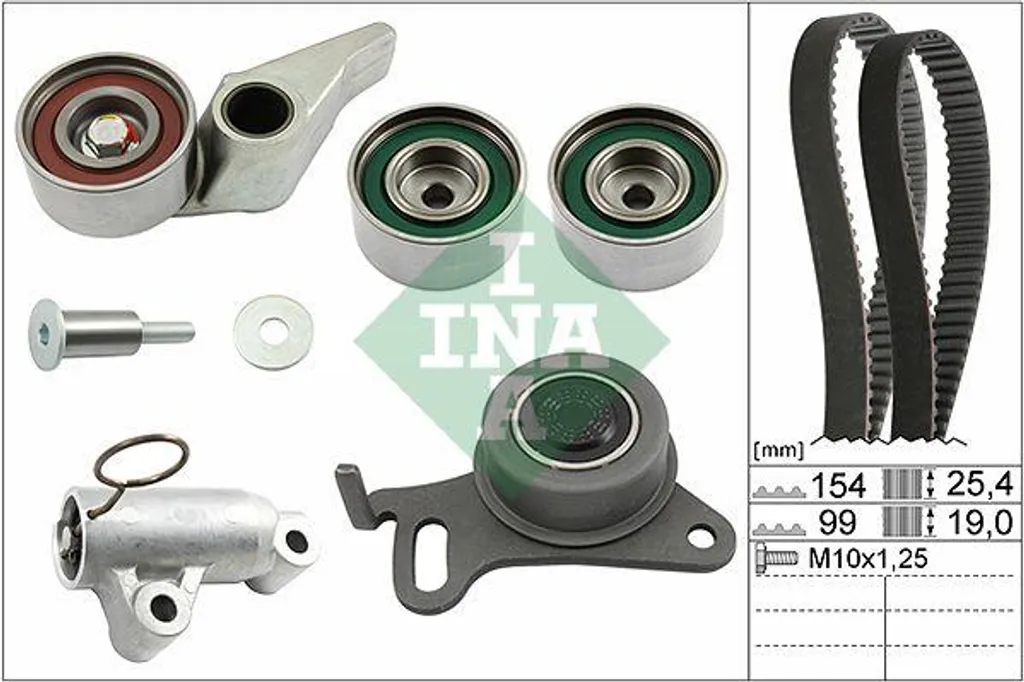 Kit courroie INA 530 0594 10 pour éviter la casse moteur L200 Pajero