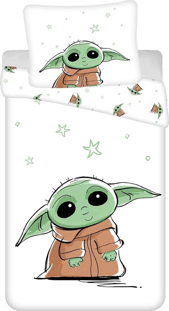 Pościel Star Wars The Mandalorian Baby Yoda poszwa na Zdjęcie produktu 