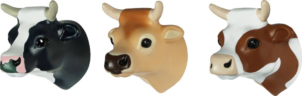 Zoo Cow Wandhaken – 3 Stück