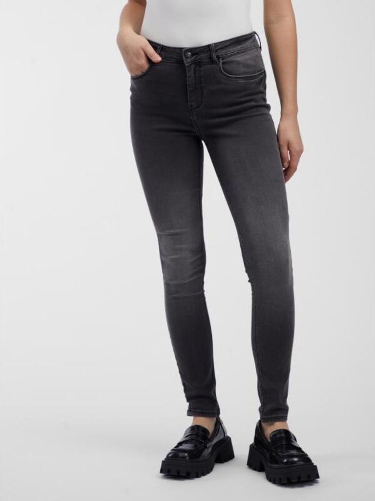 Orsay Graue Skinny Fit Jeans für Damen 311877688000__34