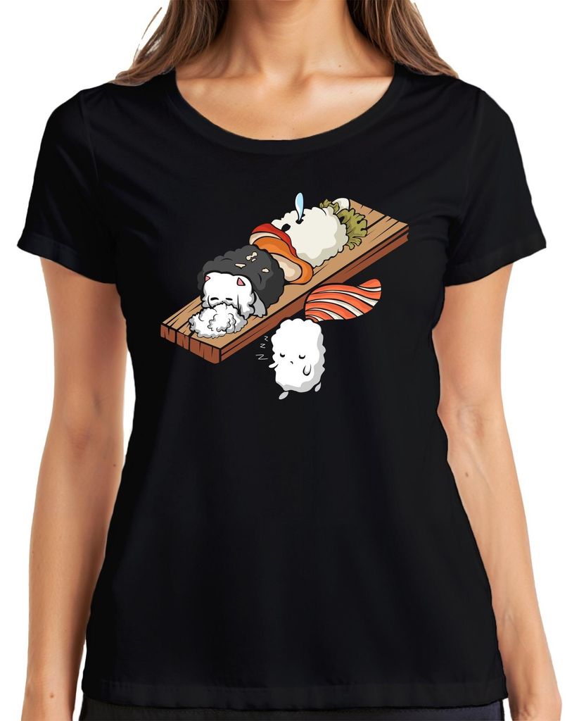 Kawaii Sushi Cute Onigiri Nigiri Cat Cartoon Japan Anime Zdjęcie produktu 