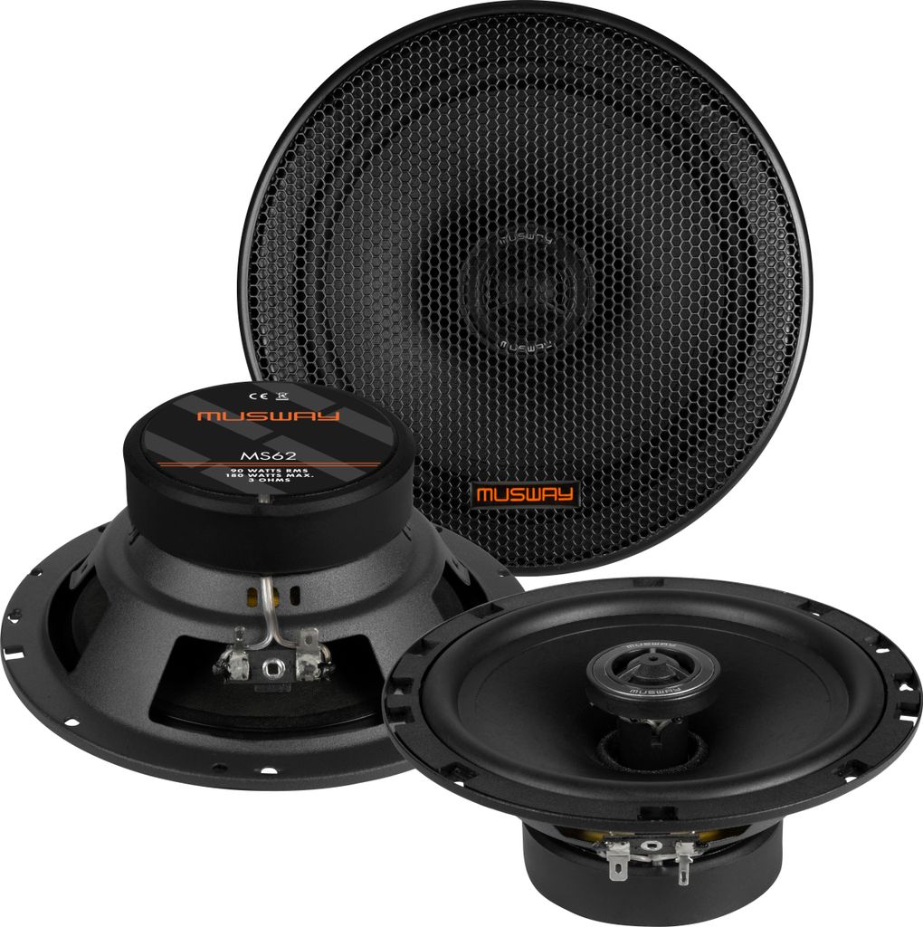 Musway MS62, 2-Wege, 180 W, 90 W, 3 Ohm, 62 - 22000 Hz, 6,2 cm