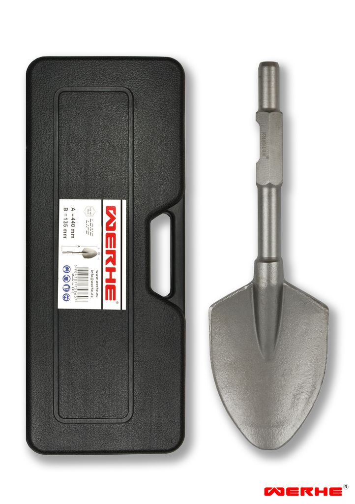 Pala HEX 30 mm - Scalpello a punta 135x440 per cemento Immagine del prodotto 